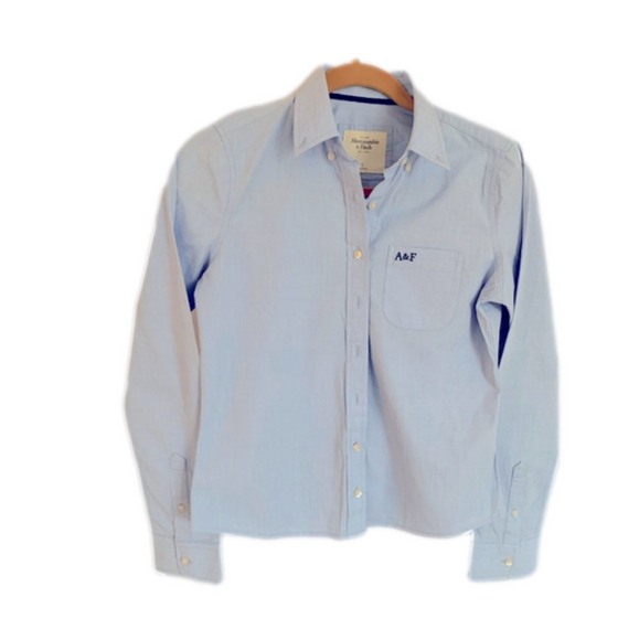 A & F cotton denim look shirt. - Picture 3 of 7